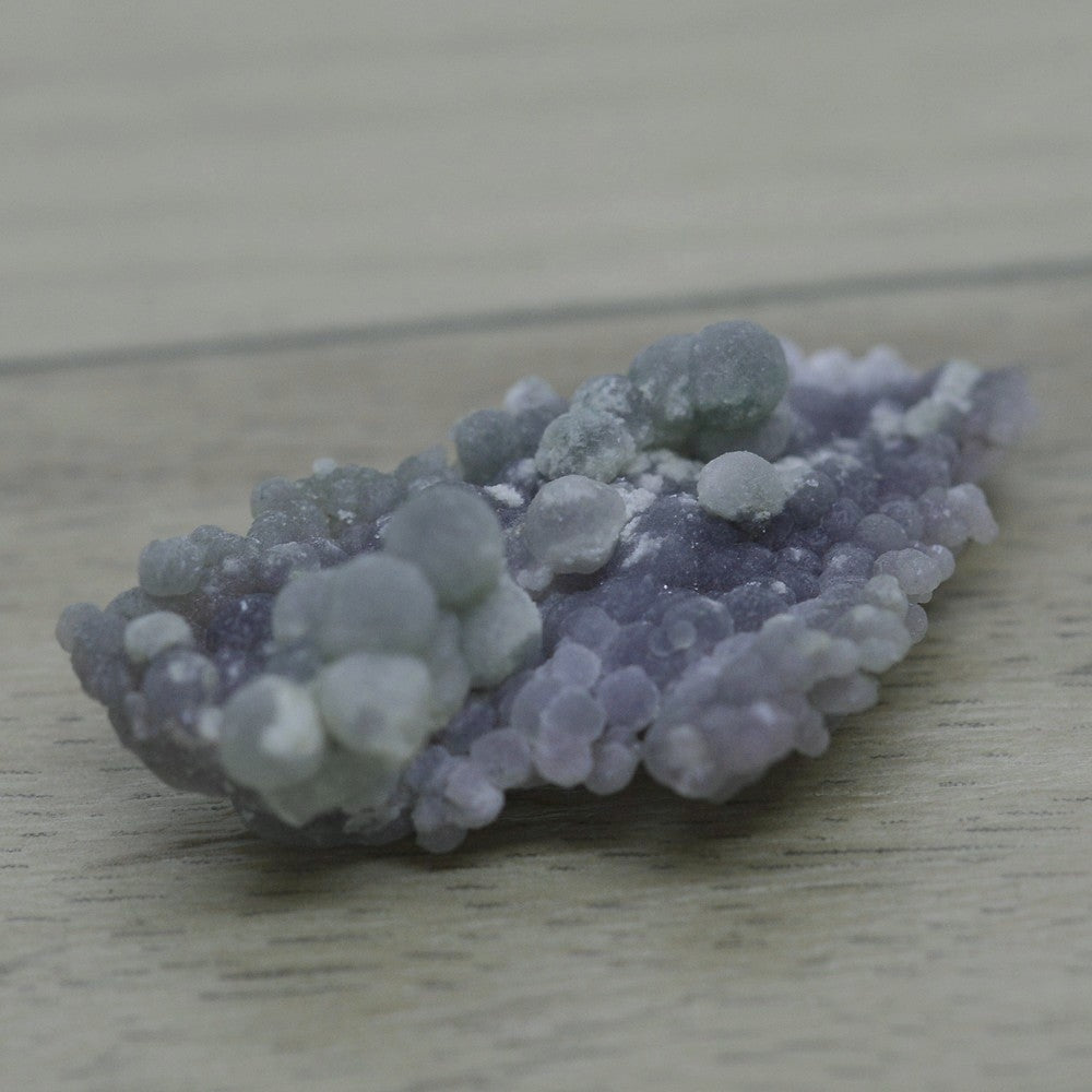 Agate grappe de raisin verte et violette d'Indonésie 8g