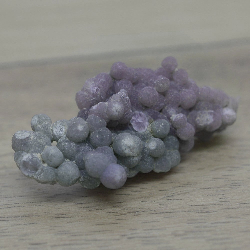 Agate grappe de raisin violette et verte d'Indonésie 15g