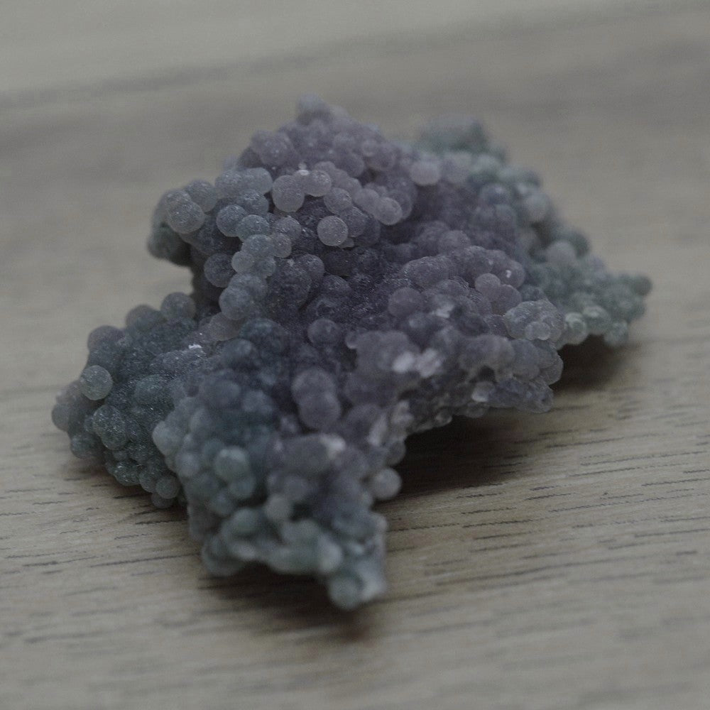 Agate grappe de raisin violette et verdâtre Indonésie 16g