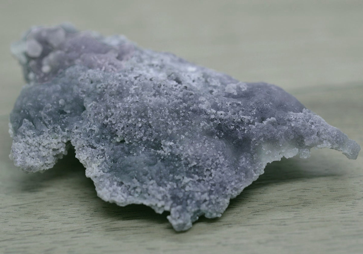 Calcédoine agate grappe de raisin 114g bicolore