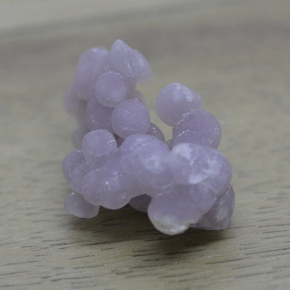 Calcédoine grappe de raisin en microcristallin de quartz 10g mauve