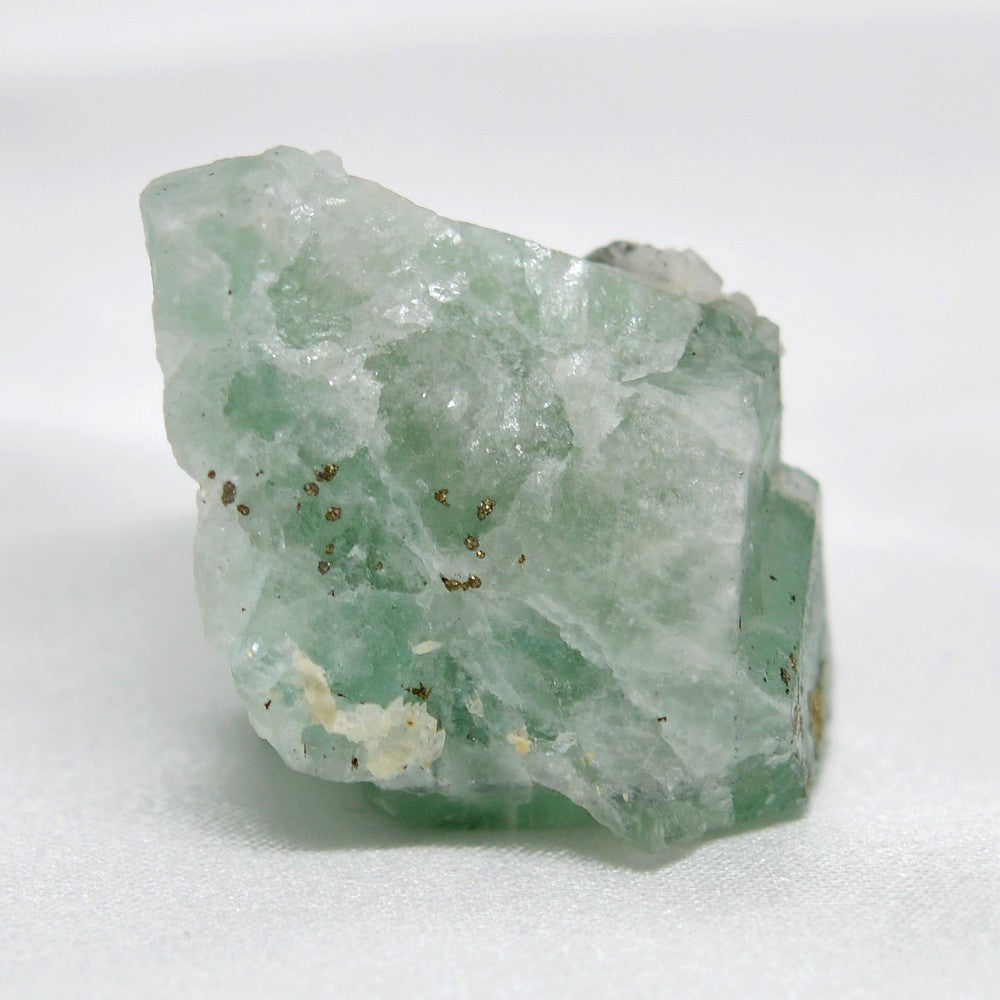 Pyrite sur fluorite verte 20g Marocaine 